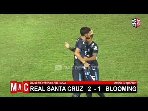 ⚽Resumen: Real Santa Cruz derroto a Blooming por 2-1 | Mac Deportes