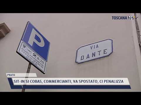 2021-04-22 PRATO - SIT-IN SI COBAS, COMMERCIANTI, VA SPOSTATO, CI PENALIZZA