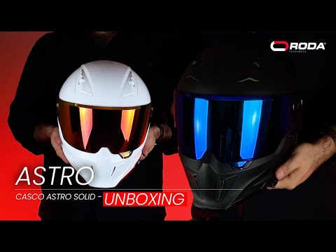 CASCO RODA ASTRO NEGRO MATE MICA AZUL CERRADO SVS
