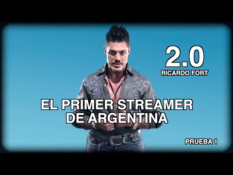 Ricardo Fort - Argentina's first streamer - 1st Test