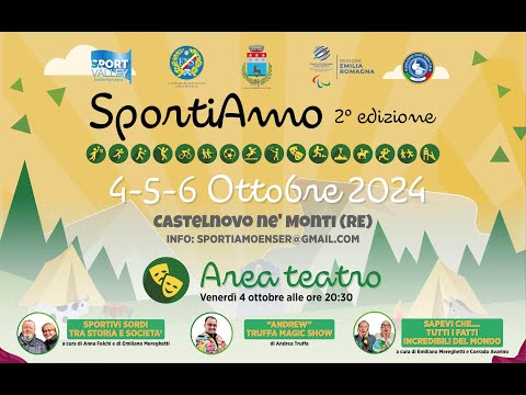 AGGIORNAMENTI SULLA SECONDA EDIZIONE DELL’EVENTO DI SPORTIAMO
