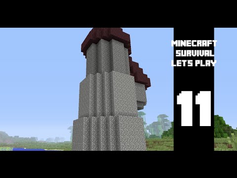 Emmitt1199 - Minecraft Survival Let's Play EP:11 -  Let's Start Building A Mage Tower