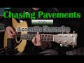 Chasing Pavements -  Adele | Acoustic Karaoke | Guitar Cover