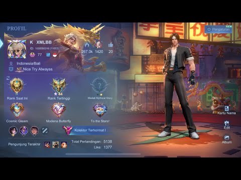 REVIEW AKUN MOBILE LEGENDS HARGA 1,5jt !!! dana pelajar !!! aman dan terpercaya