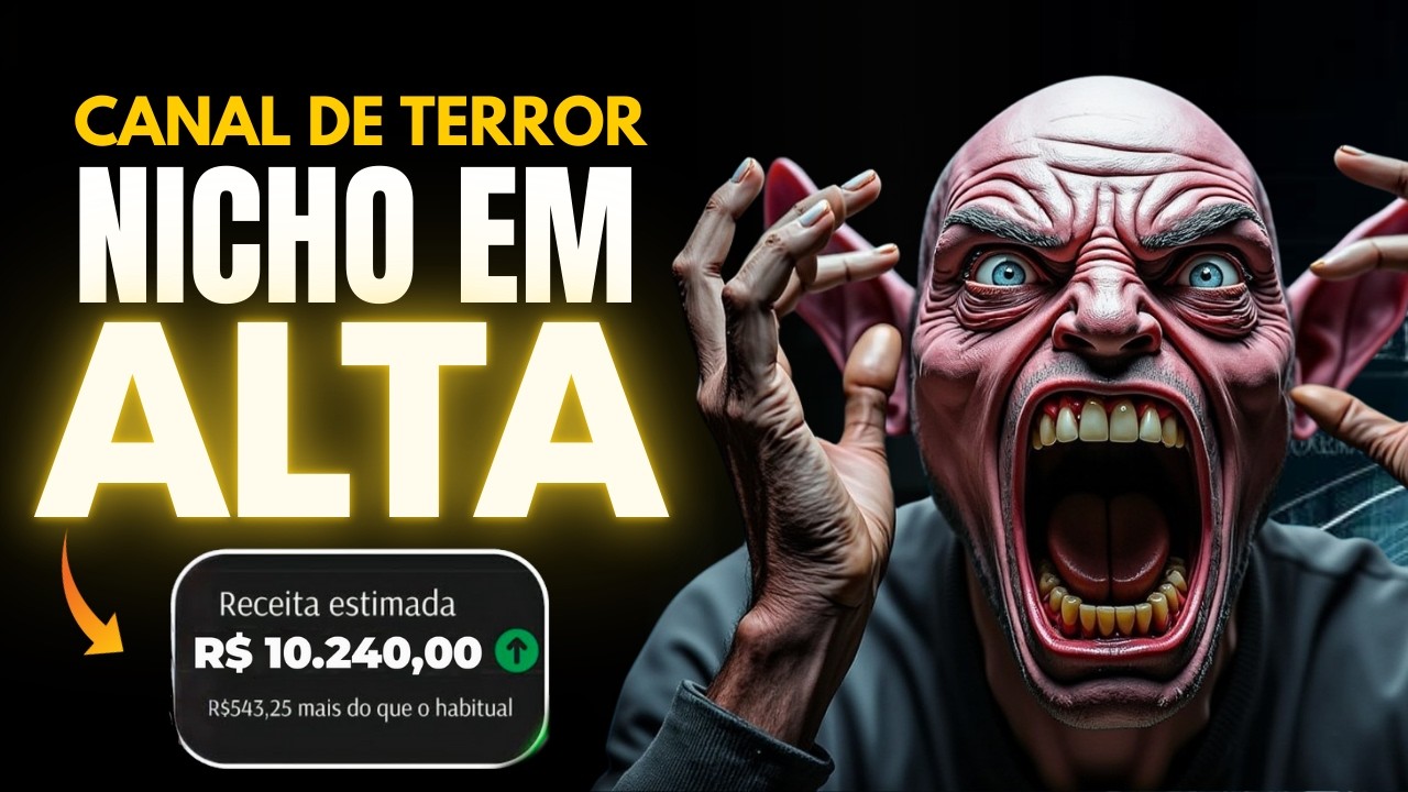 Replique este Canal Dark de TERROR e MONETIZE EM TEMPO RECORDE (NICHO EM ALTA)