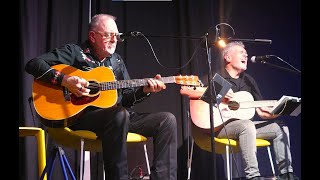 IAIN MATTHEWS &amp; ANDY ROBERTS Café du village,Paris,7/12/2025:"One Way Ticket"(Richard Fariña cover)