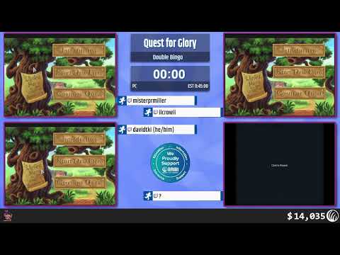 Questing for Glory: Hope and Healing 2 - Quest for Glory Bingo by davidtki, mrprmiller and iicrowii