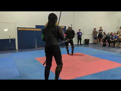 Swordsquatch 2024 Open Steel Longsword Quarterfinals Round 3 - Amelia Crate vs Erik von Essen