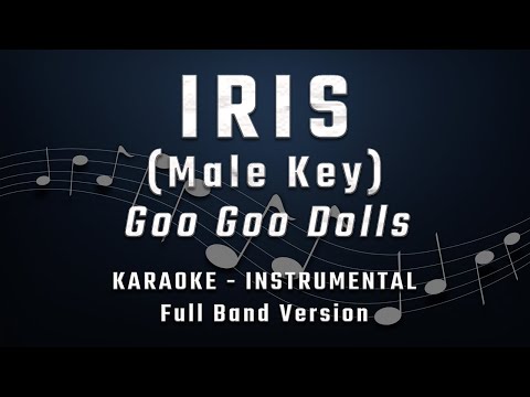 IRIS - MALE KEY - FULL BAND KARAOKE - INSTRUMENTAL - GOO GOO DOLLS
