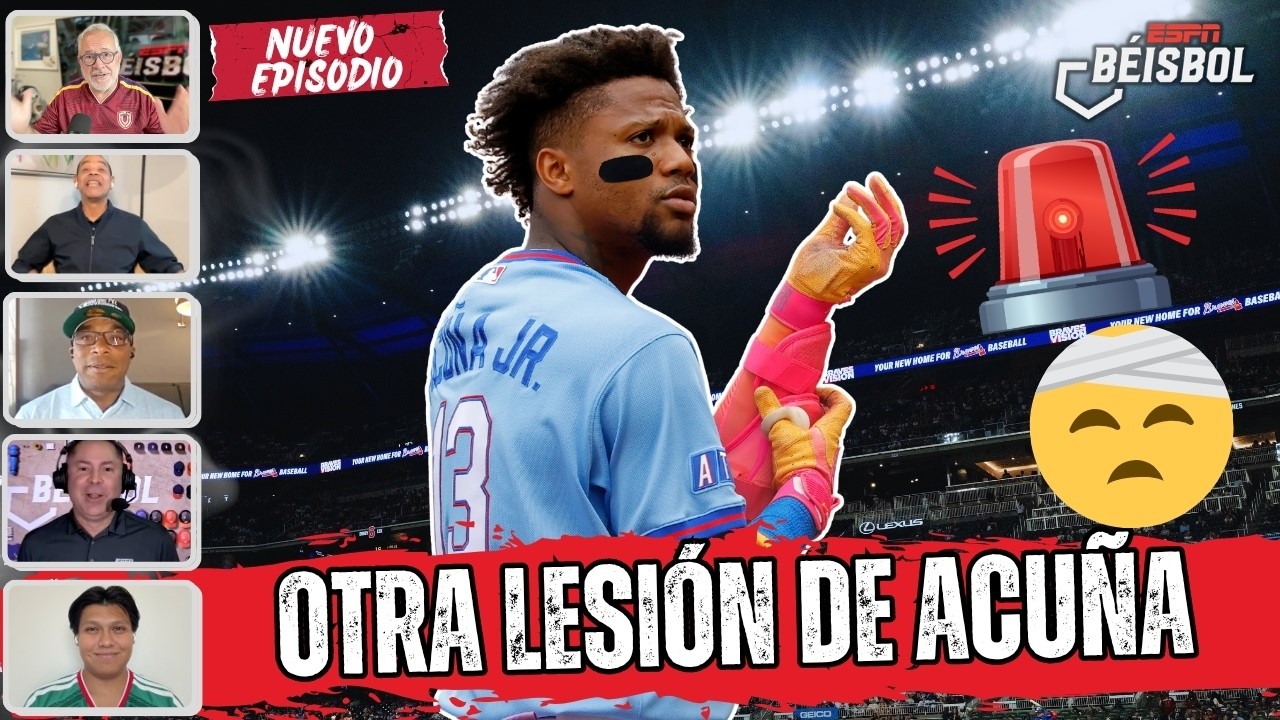 RONALD ACUÑA JR. SE VOLVIÓ A LESIONAR en la pierna ¿QUÉ PASA CON EL VENEZOLANO? | ESPN Beisbol