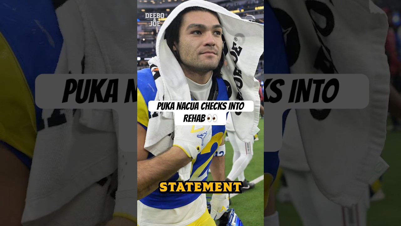 Puka Nacua checks himself into rehab showing steps of self-improvement 👀 #DeeboAndJoe