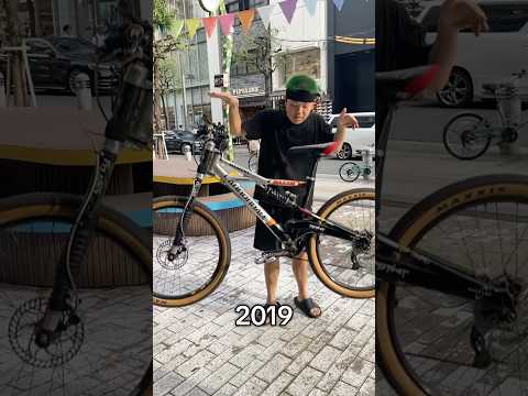 My mountain bike evolution! 2019→2025 #mtb #downhillmtb