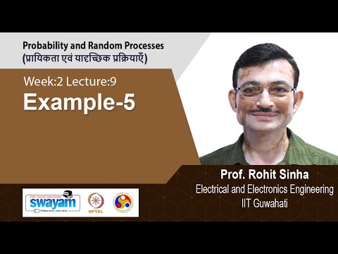 Probability and Random Processes प्रायिकता एवं यादृच्छिक प्रक्रियाएँ Introductory Video