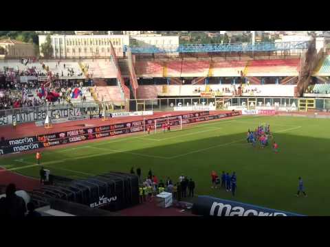 Catania-Lecce 2-0: Curva Nord a fine gara
