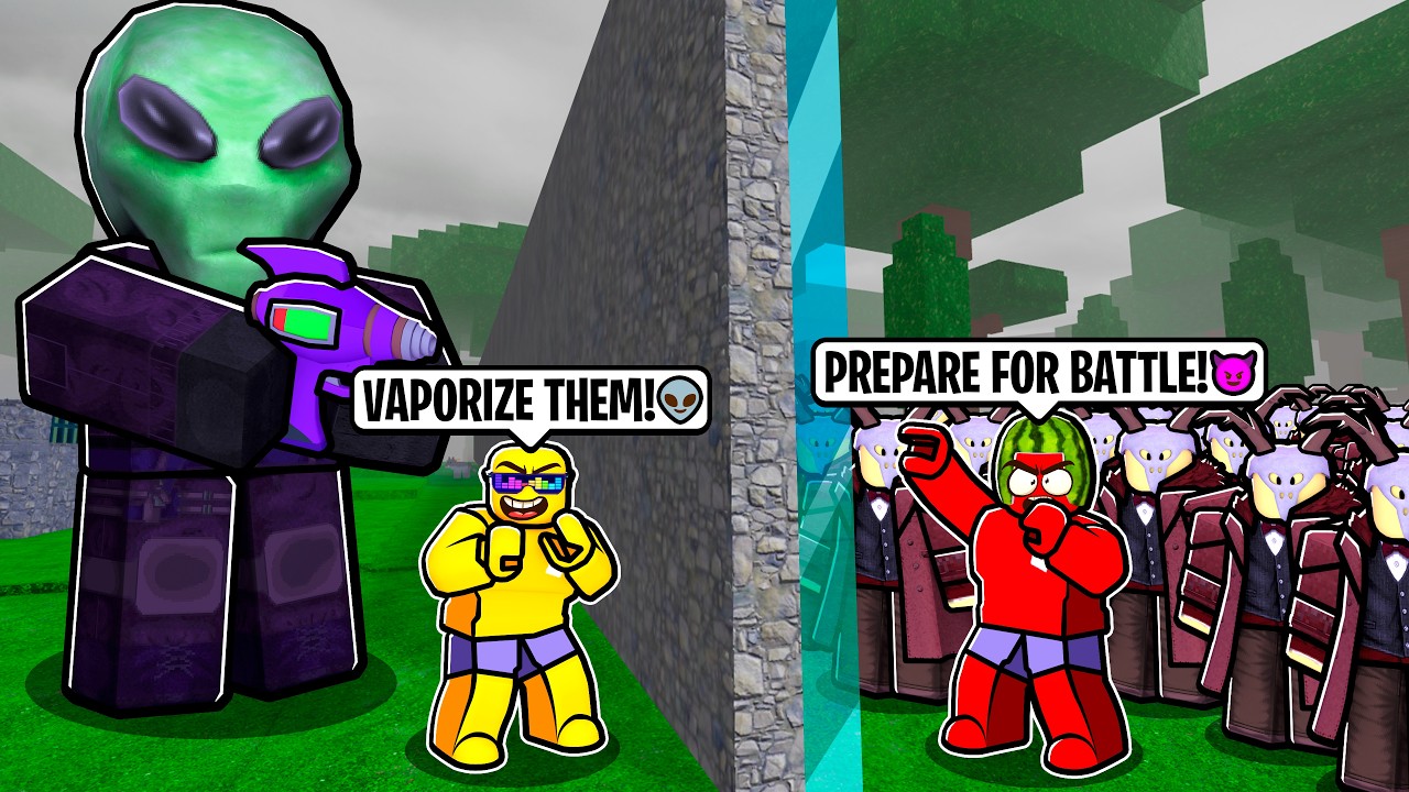 I Cheated in a ROBLOX MOB BATTLE