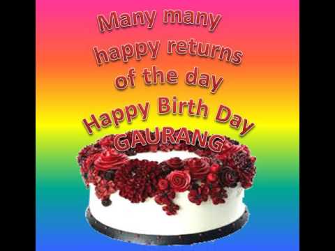 HAPPY BIRTHDAY GAURANG