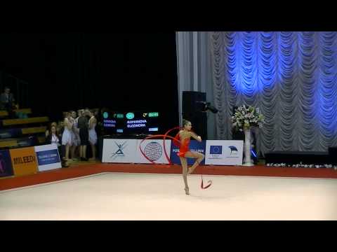 Romanova Eleonora (UKR)  ribbon  Miss Valentine 2013