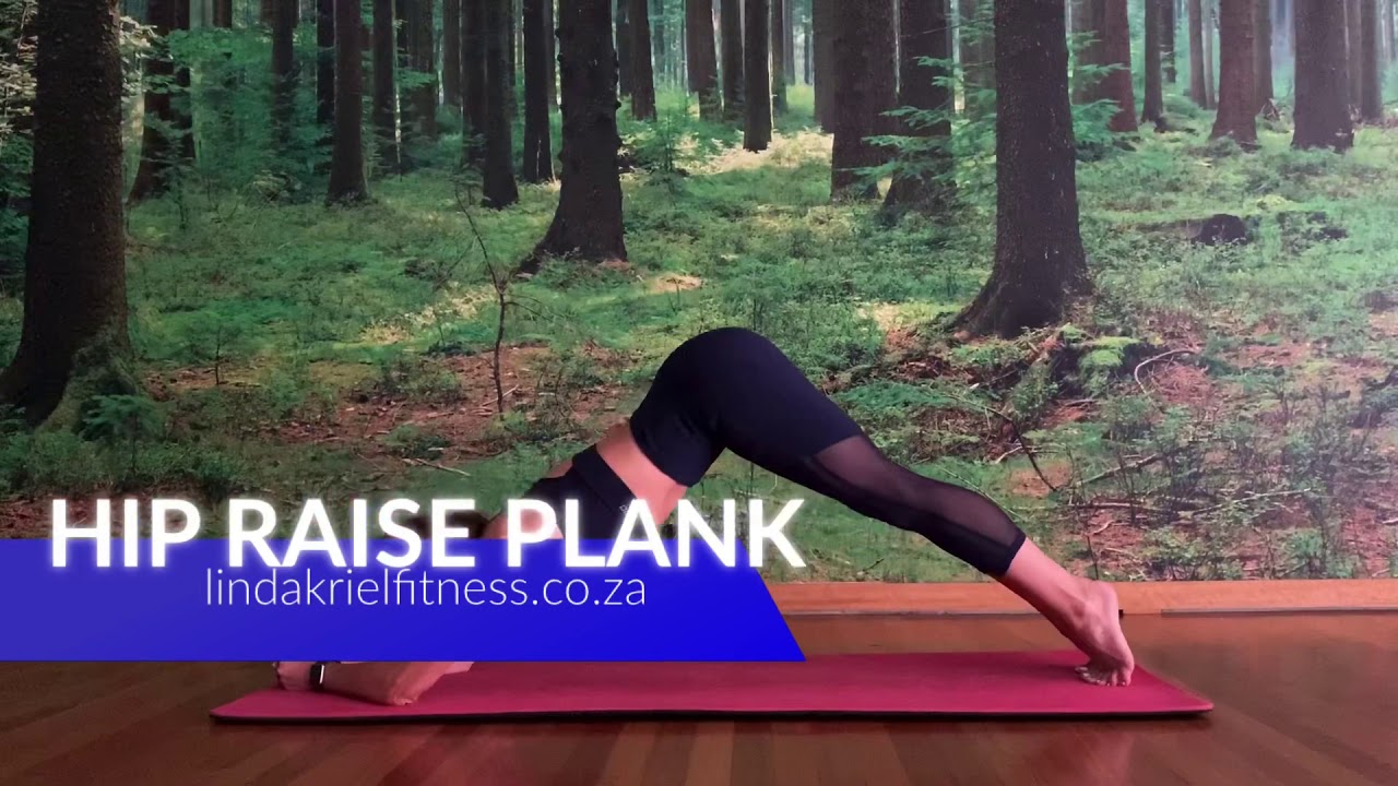 Hip Raise Plank - YouTube