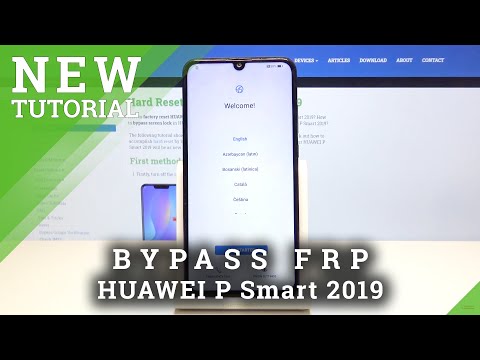 How to Bypass Google Verification in HUAWEI P Smart 2019 – Skip FRP