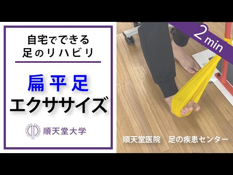 医学科 扁平足のリハビリテーション・セルフエクササイズ