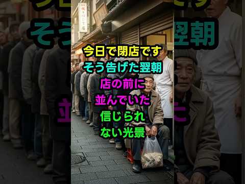 ホームレスに10年間弁当を渡し続けた定食屋、閉店の日に起きた奇跡