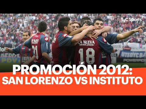 ESPECIAL PROMOCIONES: San Lorenzo 1 - Instituto 1 (2012 - VUELTA)