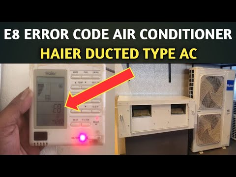 YouTube video about: What does e8 mean on my air conditioner?