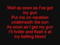 My Chemical Romance - Gun - Lyrics 