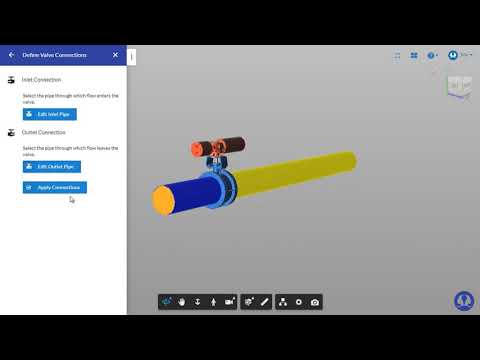 Autonomous Valve CFD Demo - Butterfly Valve