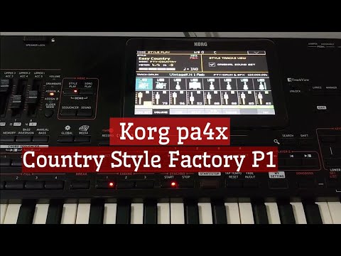 Korg pa4x - Country Styles - Live Record | Part 1