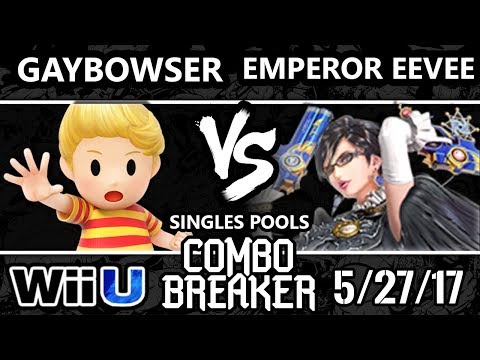 Combo Breaker 2017 Smash 4 - SL | GayBowser (Lucas) vs BxA | Emperor Eevee (Bayo) - WiiU Tournament