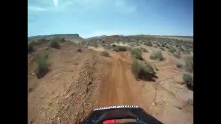 preview picture of video 'TOQUERVILLE FALLS DESERT RIDE UT. ON A 1999 CR250R 30TH APRIL 2012 PART #1'