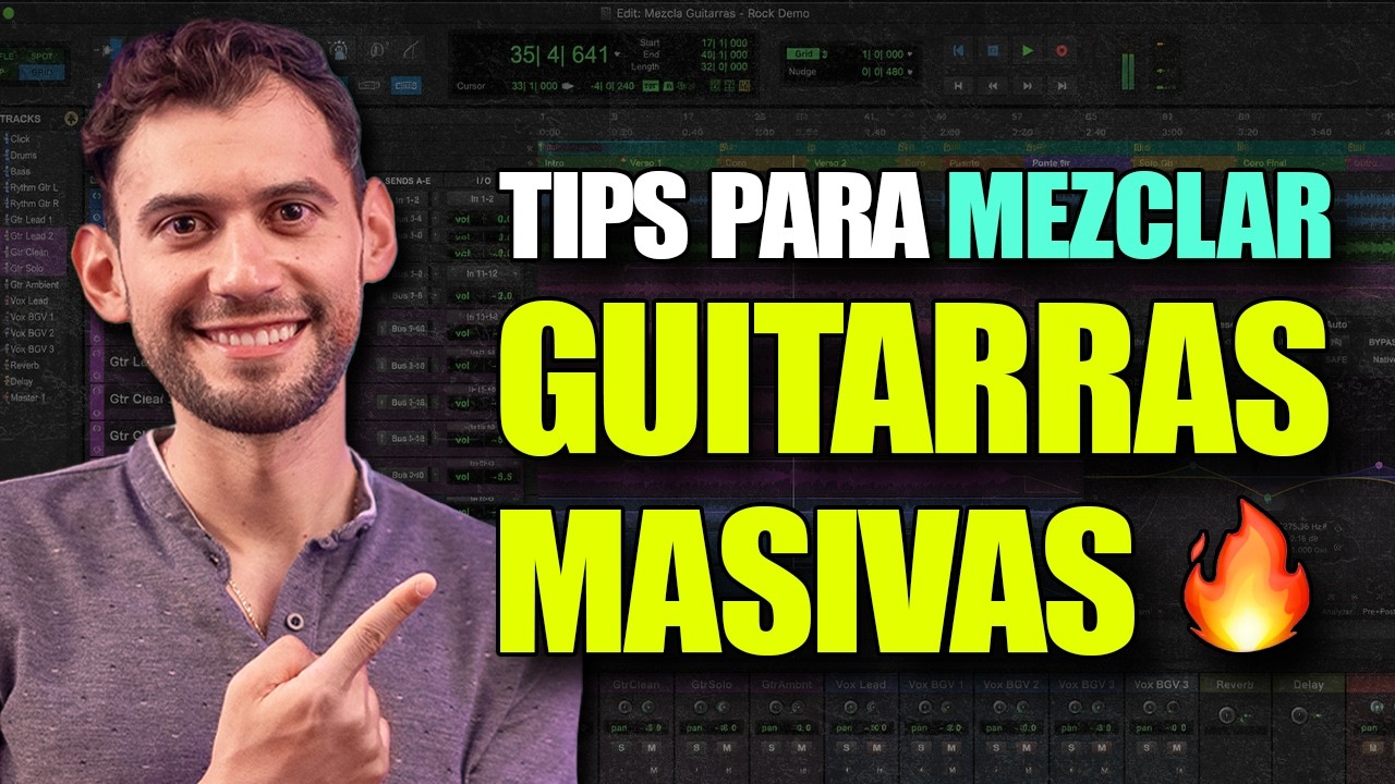 Mezcla GUITARRAS MASIVAS con estos TIPS