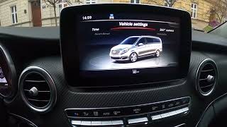 How to Enable or Disable Automatic Door Lock Function in Mercedes V Class W447 ( 2014 - now )
