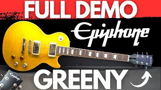 Video thumbnail for Epiphone Kirk Hammett Greeny FULL DEMO by Play and Trade Guitars