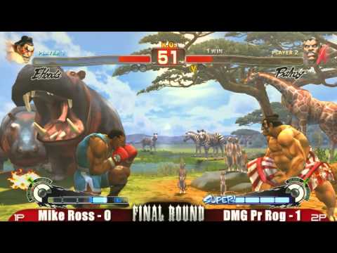 Mike Ross vs DMG PR Rog FRXIV Super Street Fighter 4 Top 16