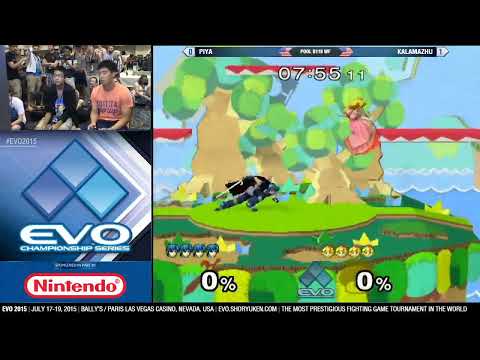 EVO 2015 SSBM: Kalamazhu vs. Piya Pools
