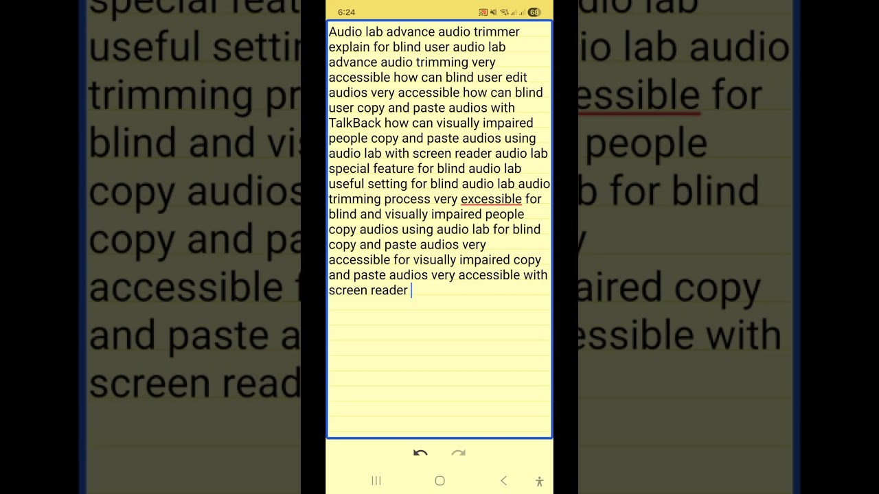 Audio lab superb audio copy paste feature for blind watch this fantastic audio lab useful trick 