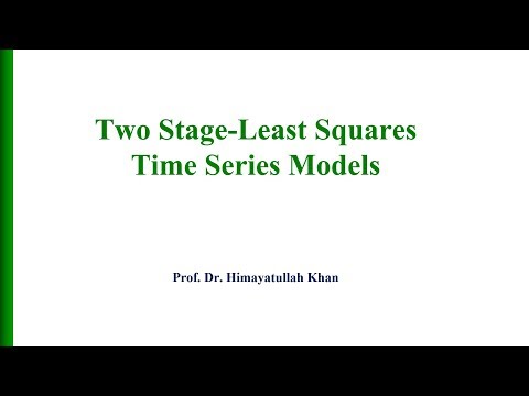 68 #2SLS in #Time #Series #Models with Himmy Khan