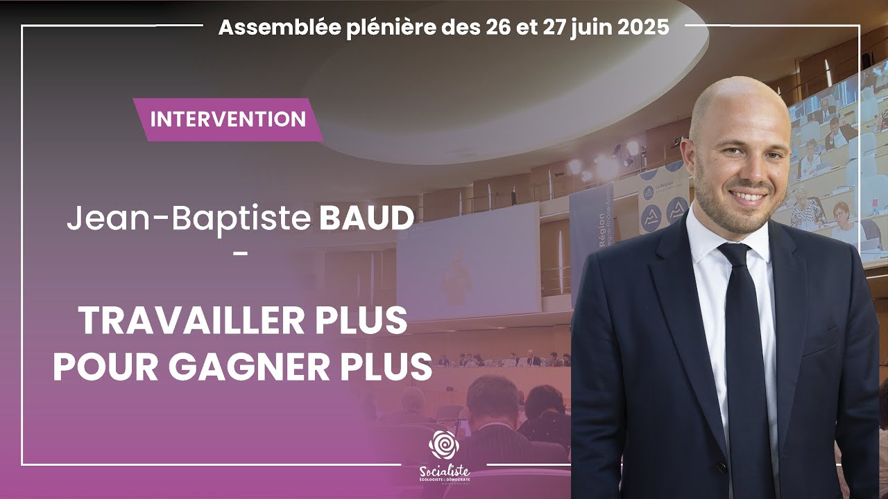 Travailler plus pour gagner plus - Jean-Baptiste BAUD