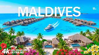 Maldives 4K – Luxury Islands & Turquoise Lagoon Views | Deep House Escape