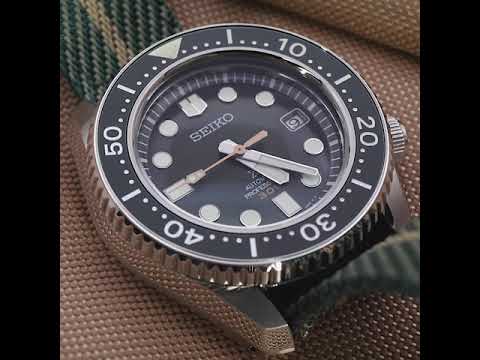 SEIKO 精工 大MM SLA019 更換錶帶為 MiLTAT N9 兩件式軍用款 快拆尼龍錶帶