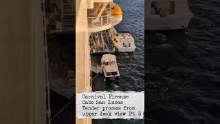 Carnival Firenze CaboSanLucas tender process #carnival #cruiseship #carnivalfirenze #carnivalcruise
