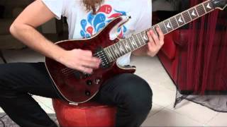 Video thumbnail for TEST : Schecter Omen 7 - Diamond series - (Racecar / Periphery) by Giovanni Roseau