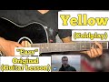 Yellow - Coldplay | Guitar Lesson | Easy Chords | (Capo 4)