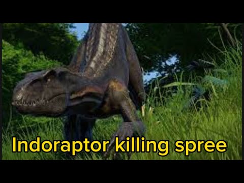 Indoraptor killing spree! Jurassic world evolution 2