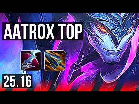 AATROX vs IRELIA (TOP) | 9/0/3, 6 solo kills, Legendary | KR Master | 25.16