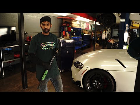 How to install wheel spacers on a BMW/Supra with Studs