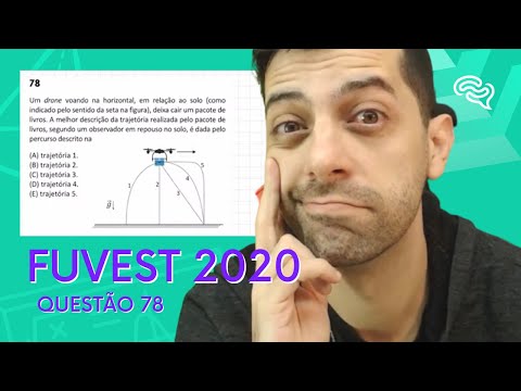 FUVEST 2020 - Q78 - Um drone voando na horizontal, em relação ao solo