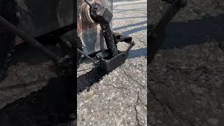 Asphalt Maintenance ✅crack filling ✅Sealing ✅Line painting #asphalt #sealing #asphalt9 #sealcoating